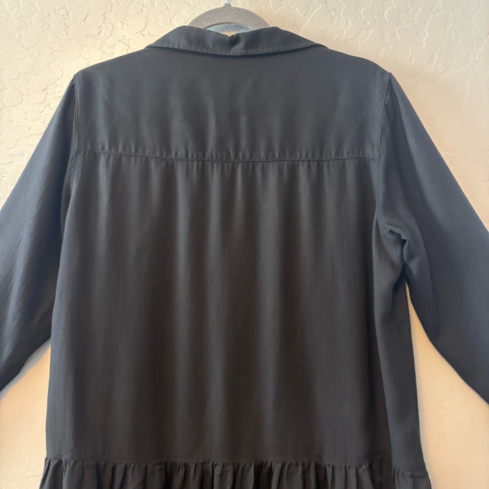 Frank & Eileen Grayson the Changemaker dress in black liquid lyocell size 01 XS - Picture 11 of 16